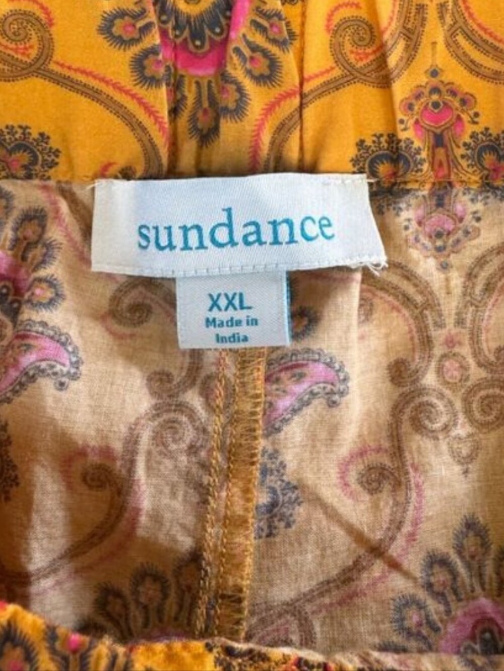 Sundance Lightweight Floral Cargo Cotton Pockets Capri Pants Size 2X - Picture 2 of 4